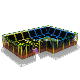 Indoor Trampoline Park Arena Kids Jumping